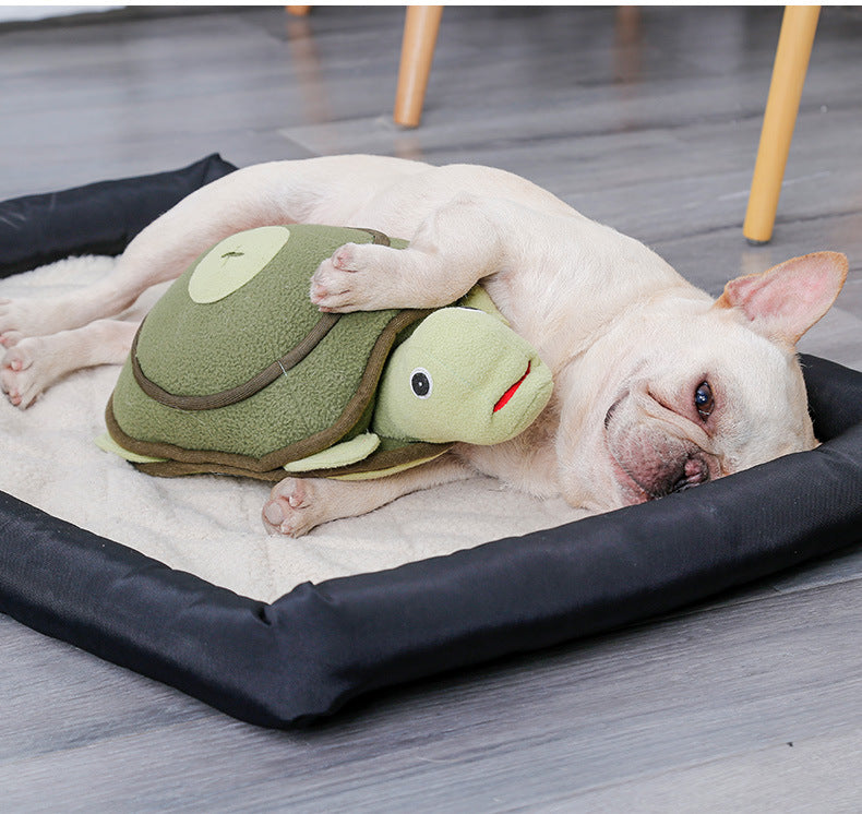 Dog puzzle tortoise plush toy