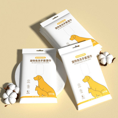 Disposable Bath Supplies Wet Wipes For Pet Disposable Disposable Gloves