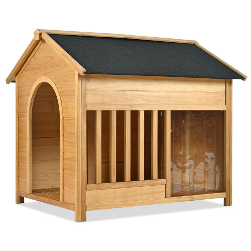 Large Wooden Dog House With Porch