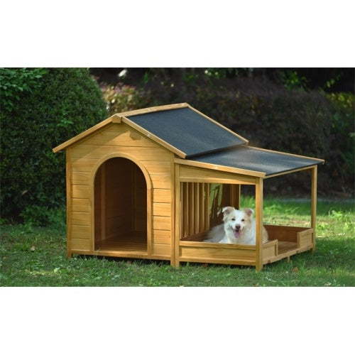 Large Wooden Dog House With Porch